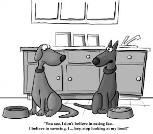 two dogs food comic