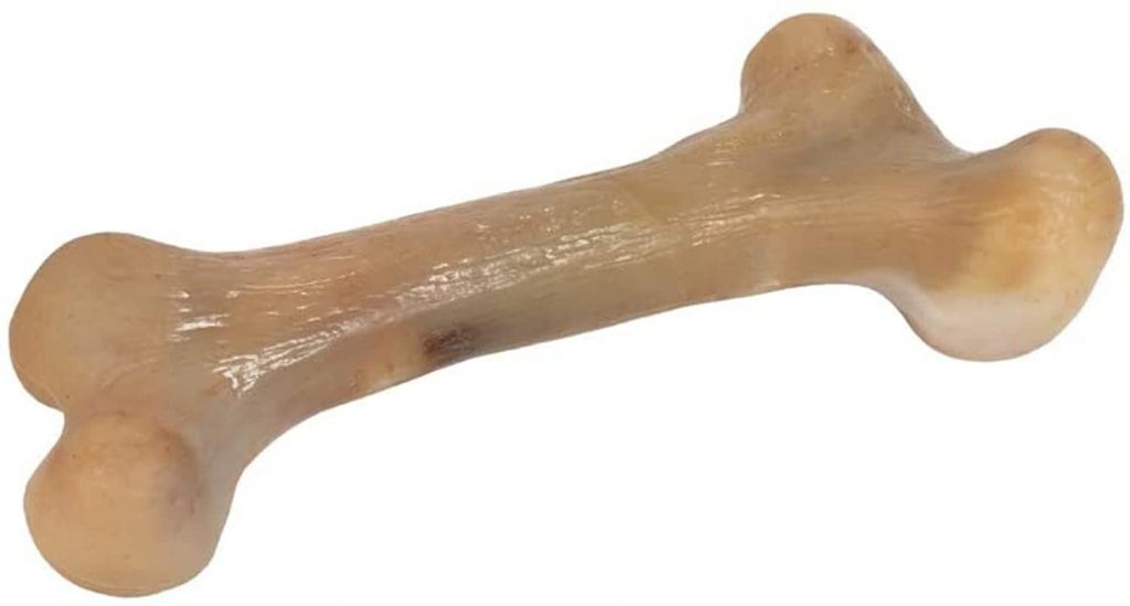 Pet Qwerks Extreme Dinosaur BarkBone Dog Chew Toy, Bacon Flavor