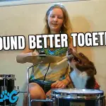 Dog Plays Drums